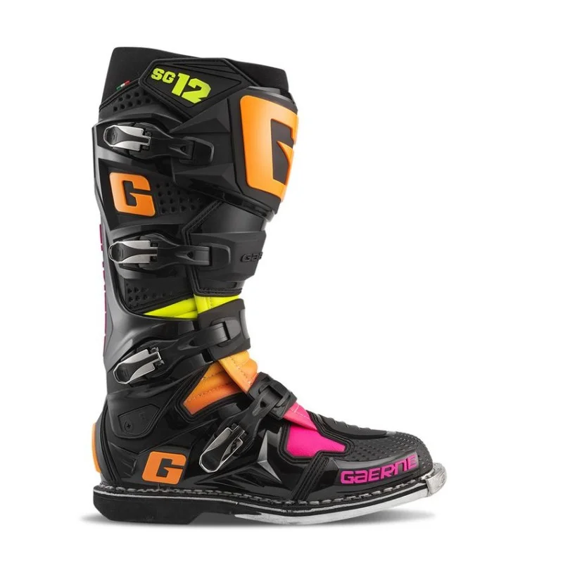 Boots Gaerne SG12 Black/Orange/Pink|LE