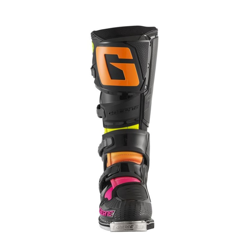 Bottes Cross Gaerne SG12 Noir/Orange/Rose |LE