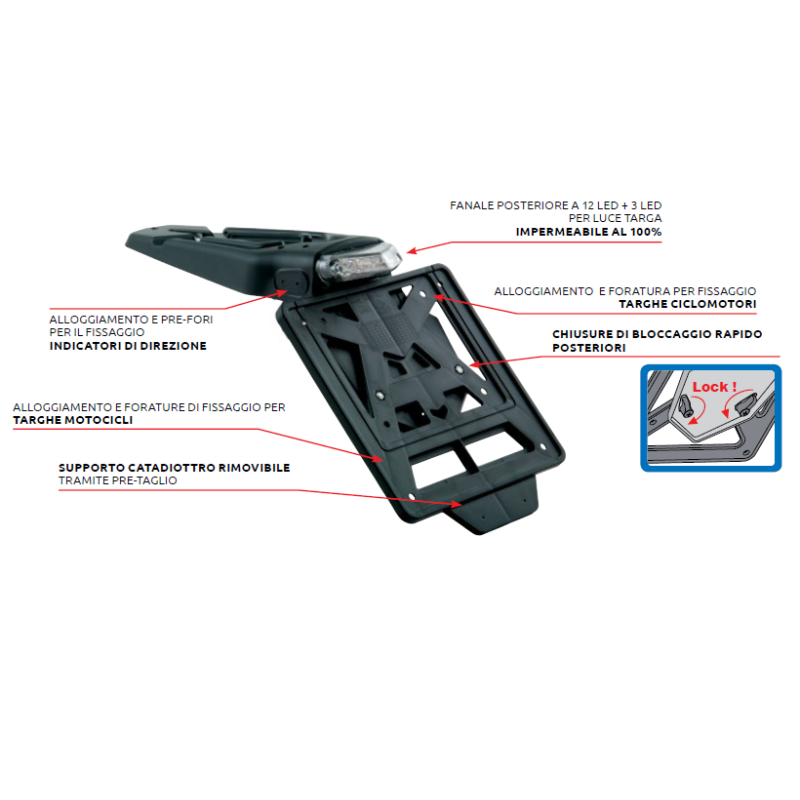 Taillight Integra R-Tech 681 Racetech Beleuchtung-Frontscheinwerfe