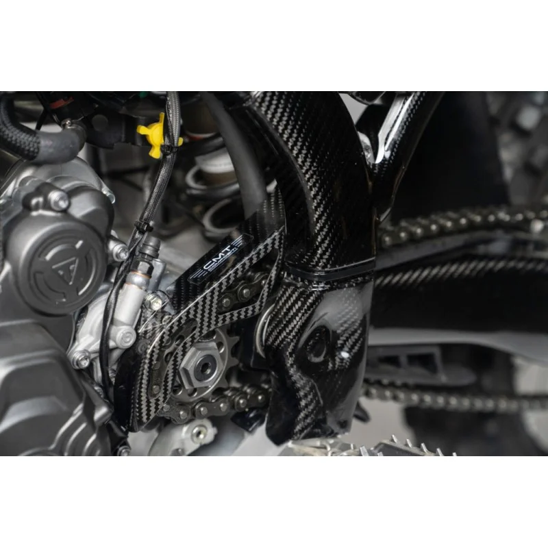 Protection de pignon en carbone CMT | Triumph TF 250 X 2024+