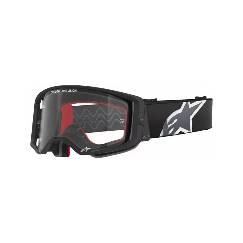 Mx Crossbrille Alpinestars Supertech Corp Grau/Trasparent