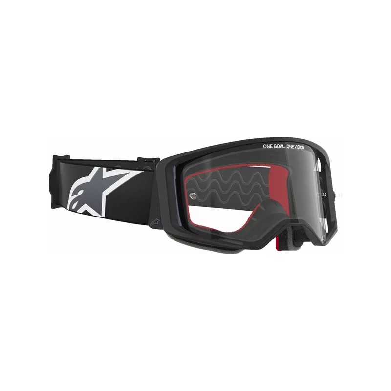 Maschera Motocross Alpinestars Supertech Corp Grigio/Clear