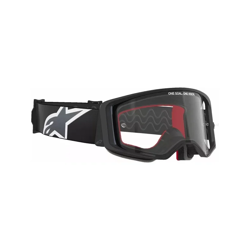 Mx Crossbrille Alpinestars Supertech Corp Grau/Trasparent