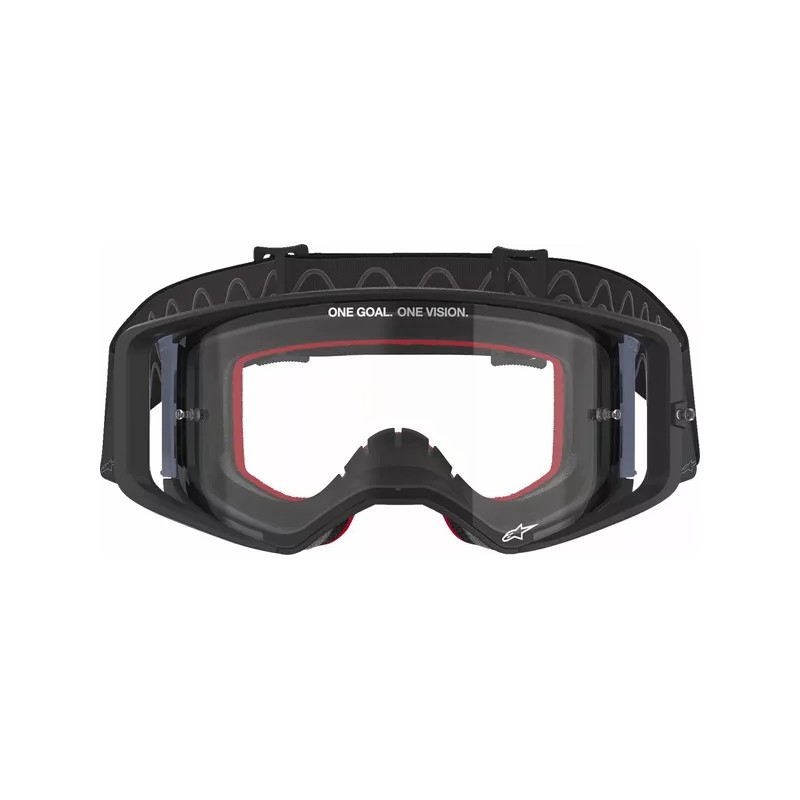 Maschera Motocross Alpinestars Supertech Corp Grigio/Clear