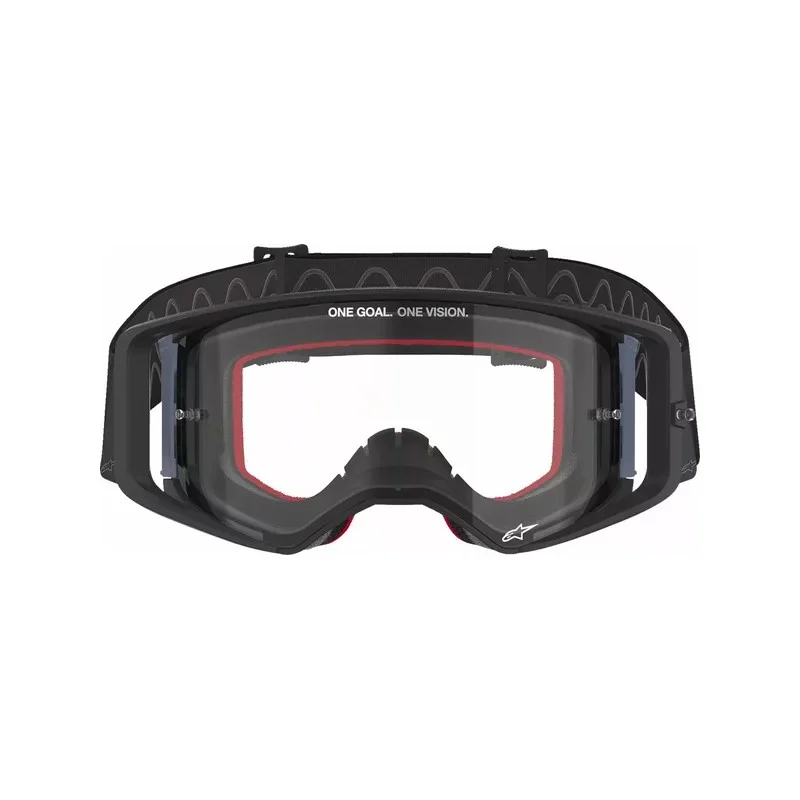 Mx Crossbrille Alpinestars Supertech Corp Grau/Trasparent