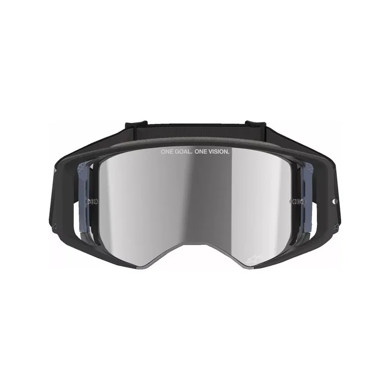 Mx Crossbrille Alpinestars Supertech Corp Absolute Schwarze|Graue Spiegellinse