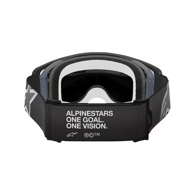 Mx Crossbrille Alpinestars Supertech Corp Absolute Schwarze|Graue Spiegellinse