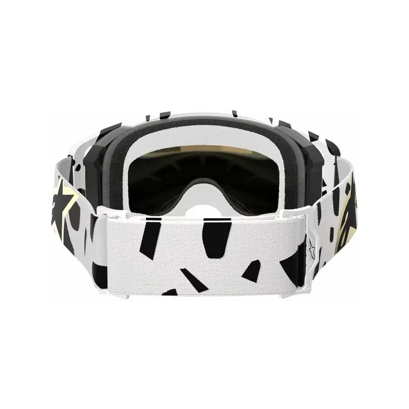 Mx Goggle Alpinestars Supertech Corp Absolute Vision White | Gold mirror lens