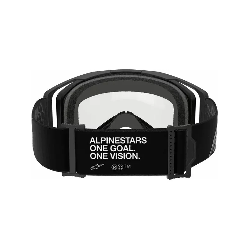 Mx Crossbrille Alpinestars Vision 8 Corp Schwarze | Klaren dopplen linse