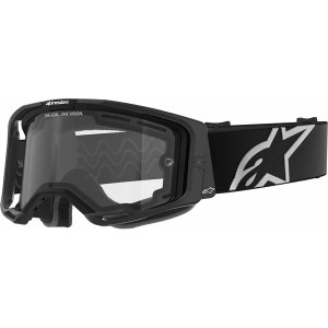 Mx Goggle Alpinestars Vision 8 Corp Dual Alpinestars Vision 8 Corp Goggles Black|Clear Double Lens