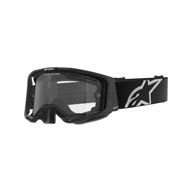 Masque Mx Alpinestars Vision 8 Corp Noir | Ecran Double Clair