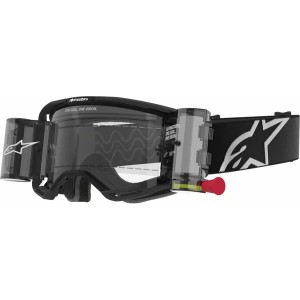 Masque Mx Alpinestars Vision 8 Corp Noir | roll-off transparent
