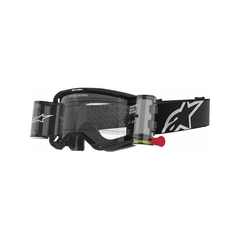 Masque Mx Alpinestars Vision 8 Corp Noir | roll-off transparent