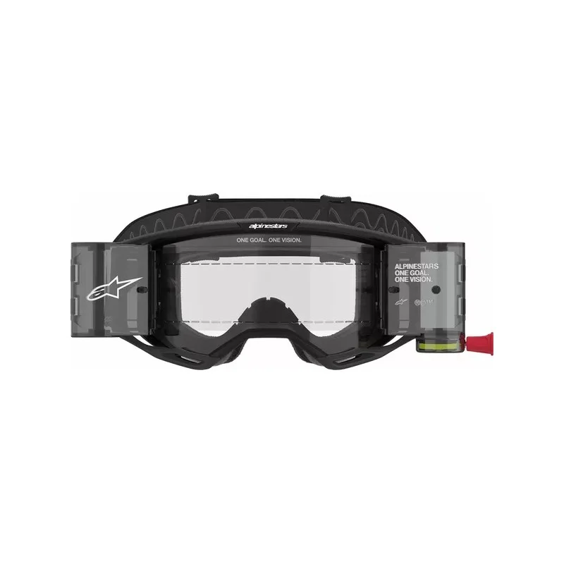 Mx Goggle Alpinestars Vision 8 Corp Black | Clear Roll-Off