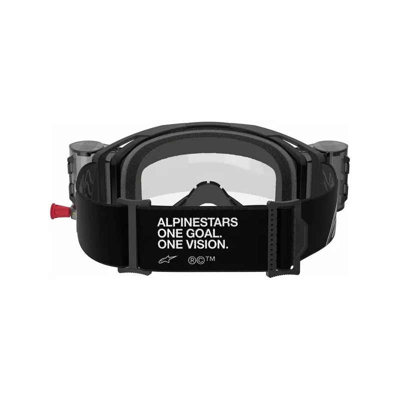 Mx Goggle Alpinestars Vision 8 Corp Black | Clear Roll-Off