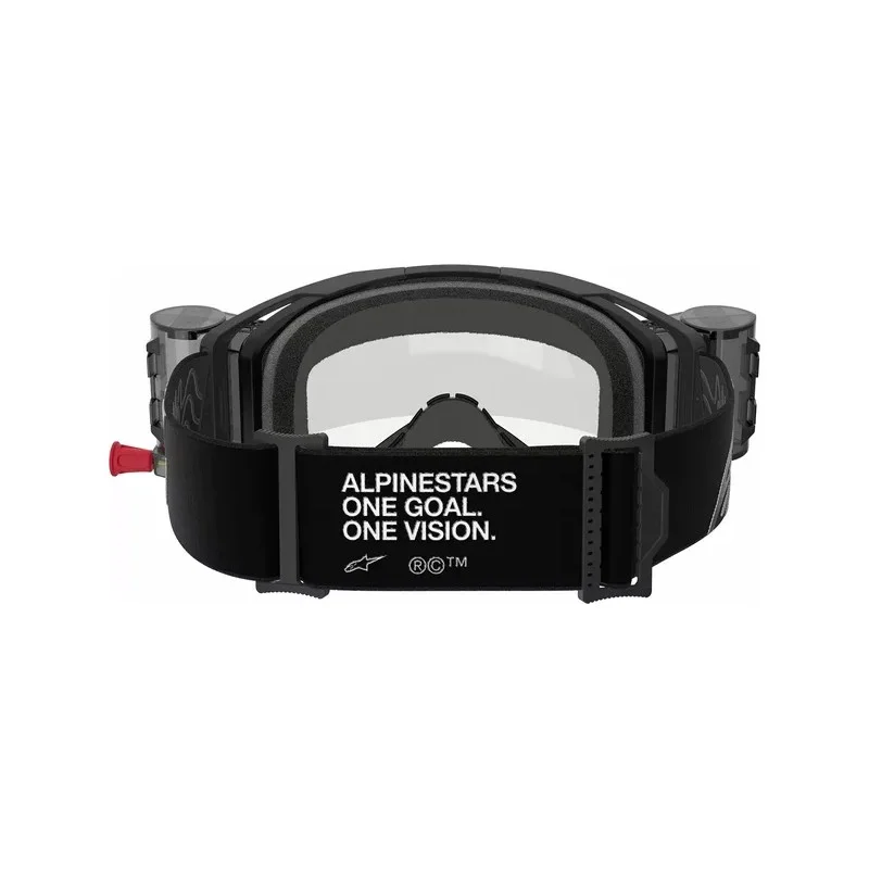 Mx Goggle Alpinestars Vision 8 Corp Black | Clear Roll-Off