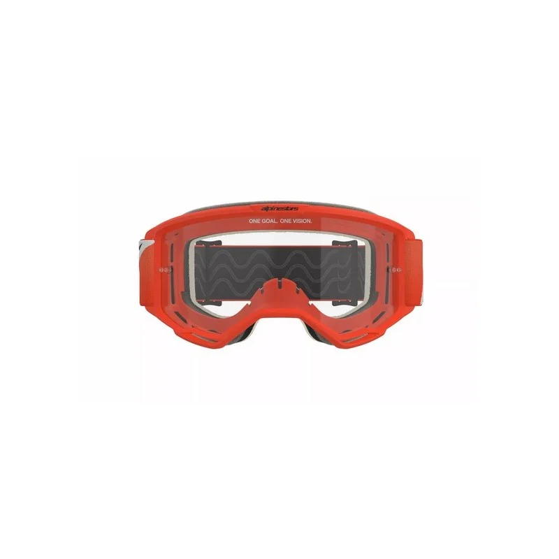 Masque Alpinestars Vision 5 Corp Orange | Lentille transparente