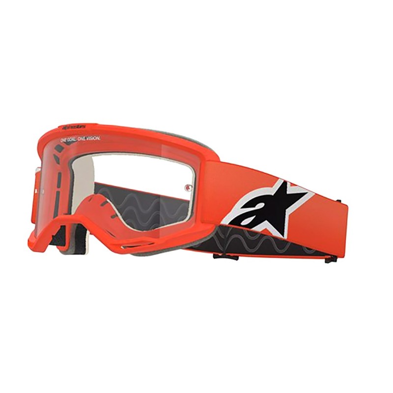 Alpinestars Vision 5 Corp MX-Brille Orange | Klare Linse