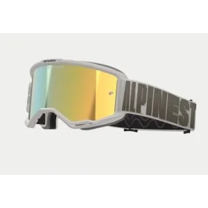 Alpinestars Vision 5 Hollow MX-Brille Wind | Goldene Spiegellinse