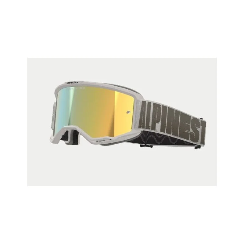 Maschera Alpinestars Vision 5 Hollow Wind | Lente Oro a Specchio