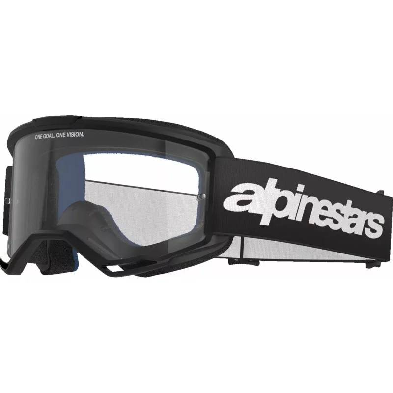 Mx Goggle Alpinestars Vision 3 Wordmark Black|Clear Lens