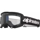 Maschera Mx Alpinestars Vision 3 Wordmark Nero | Lente Clear