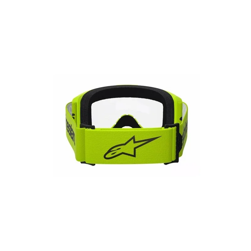 Masque Alpinestars Vision 3 Wordmark Jaune Fluo|Lentille trasparente