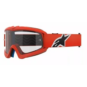 Alpinestar Vision Corp Schutzbrille für Jungen Orange| Klare Linse