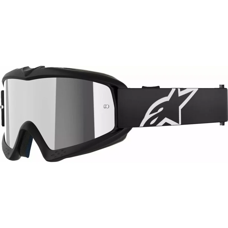 Maschera Alpinestar Vision Corp Youth Nero| Lente Silver a Specchio