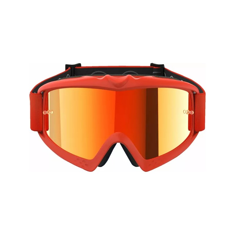 Masque Alpinestar Vision Corp Garçon Orange | Lentille miroir Rouge