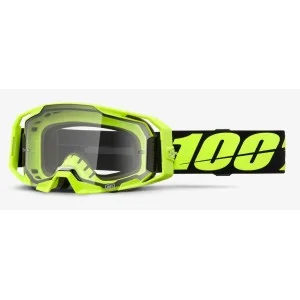 Masque 100% ARmatic Noir Jaune Fluo | Lentille claire