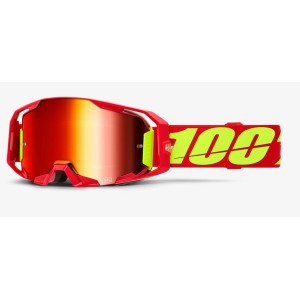 100% Goggle ARMATIC Red | Red Mirror Lens