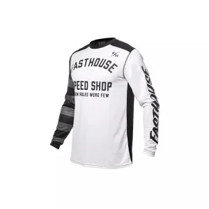 Maglia bambino Fasthouse Carbon 24.1 Eternal Bianco/Nero
