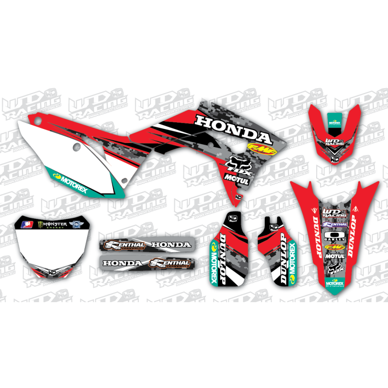 Graphics Kit Honda CAMO WDGCamoHon  HONDA