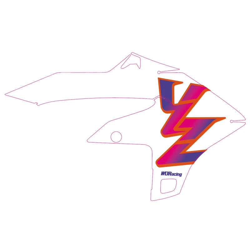 Radiator shrouds graphics OEM 24 Anniversary Yamaha YZF 250 24-xx 450 23-xx