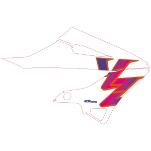 Yamaha YZ 125/250 2022-xx Original-Nachbildung mit 24 Anniversary Fördergrafiken