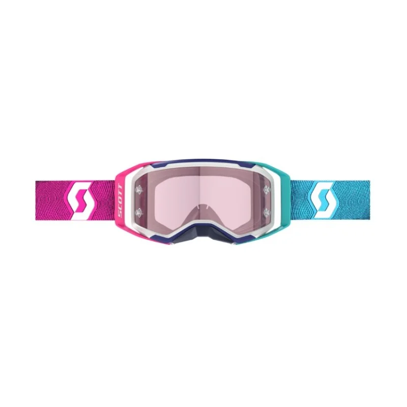 Scott Prospect 2.0 Amp goggle stealth blue/radiant pink / rose works lens