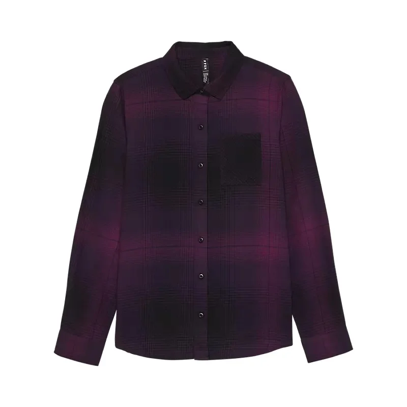 Chemise en flanelle Fox Traildust - Femme | Couleur Sangria