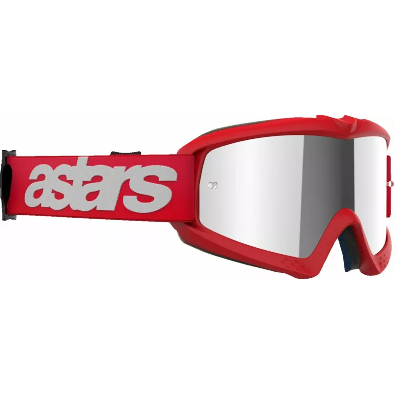 Alpinestar Vision Blaze Schutzbrille für Jungen Rot | verspiegelte Linse