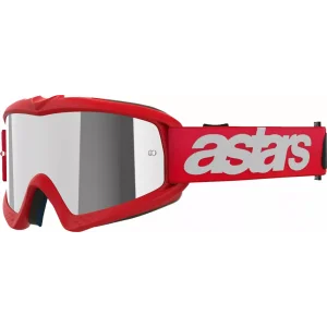 Alpinestar Vision Blaze Schutzbrille für Jungen Rot | verspiegelte Linse