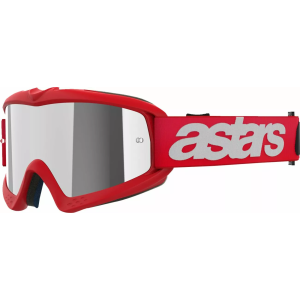 Maschera Alpinestar Vision Blaze Youth Rossa | Lente a Specchio