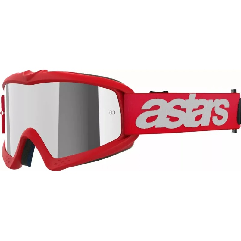 Alpinestar Vision Blaze Youth Goggle Red|Mirror Lens