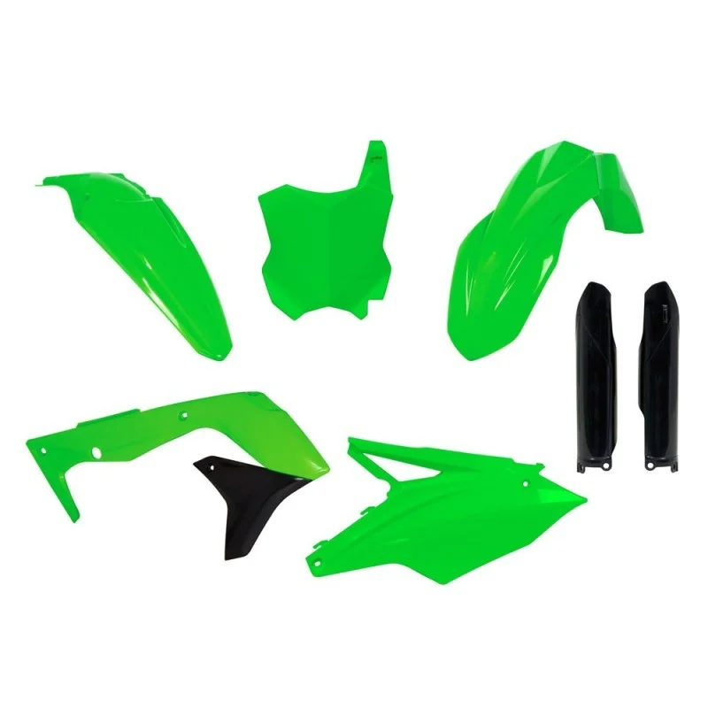 Kit Plastiche Verde Fluo KXF 450 16-18 Racetech R-KITKXF-VF0-517