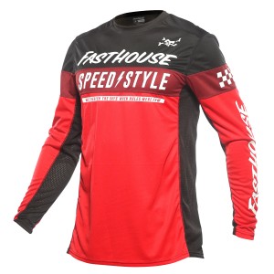 Trikot Fasthouse Grindhouse 24.2 Akin red/black