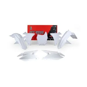 Kit Plastique motocross Rtech Suzuki blanc