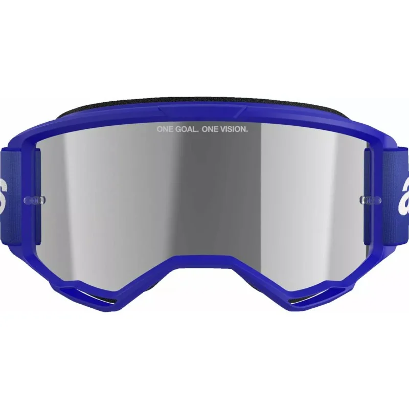 Mx Goggle Alpinestars Vision 3 Wordmark Blue|Silver Mirror Lens