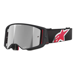 Mx Crossbrille Alpinestars Supertech Corp Absolute Schwarze Rot Spiegellinse