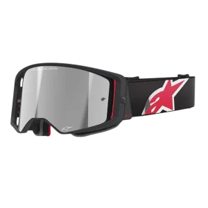 Mx Goggle Alpinestars Supertech Corp Absolute Vision Black Red mirror lens