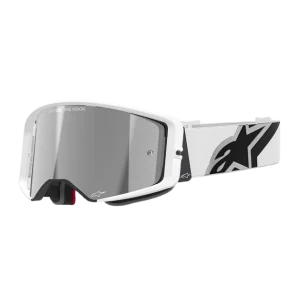 Mx Goggle Alpinestars Supertech Corp Absolute Vision White mirror lens