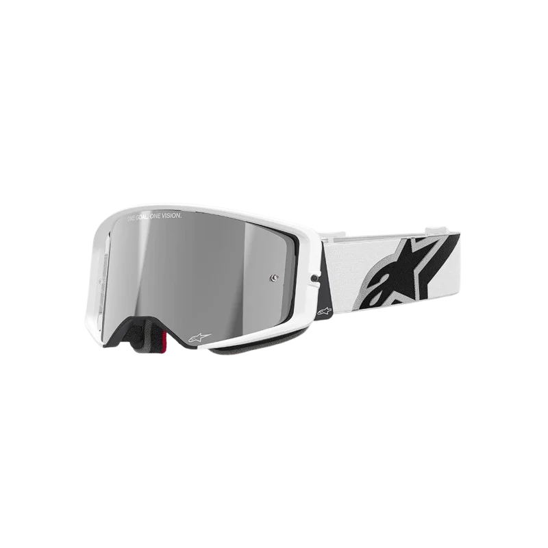 Mx Goggle Alpinestars Supertech Corp Absolute Vision White mirror lens